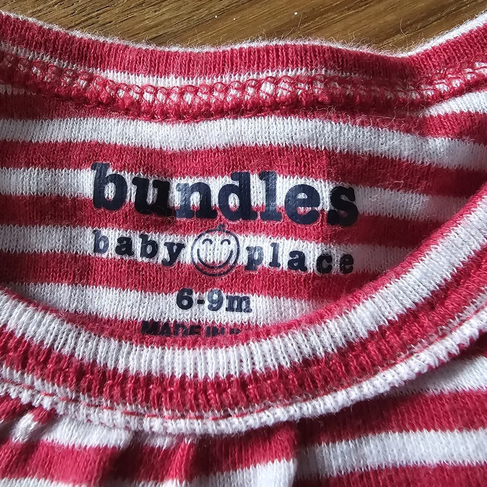 Girl's Size 6-9 Months Bundle of Qty 3 Bodysuits